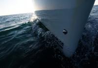 sailing yacht bavaria 46 sailing yacht bow waterline wave sea surface